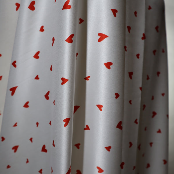 100% Silk Satin - 'Self-Love' (Designer End - Italian Silk) - Clearance Fabric Sale 30% Off